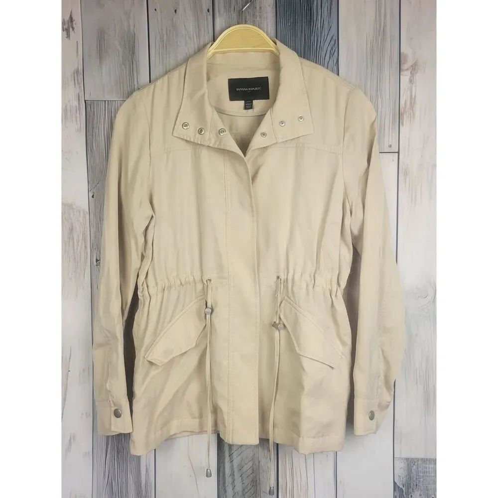 Banana Republic Khaki Utility Jacket Size XXS P